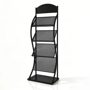 Exhibition Magazine Folding Data Display Rack Ground Standing Magazine Rack Standing Display Rack