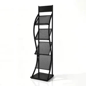 Exhibition Newspaper Folding Data Display Stand Ground Standing Magazine Stand Standing Display Stand