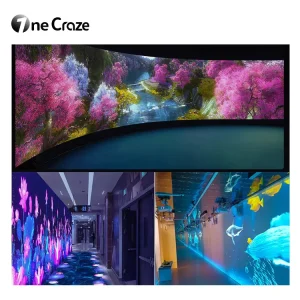 Experience Dynamic Holographic Art with Our Immersive Projection System. Seamlessly Blend Edges for Stunning Video Walls