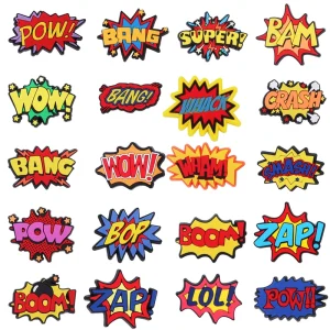 Exploding Letters Series Promotion Personal Design Samples Custom 2D 3D Logo Shape Rubber Waterproof Carabiner Key Chain