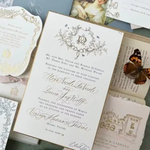 Exquisite Wedding Envelopes Invitation Embossed Craft Affordable Custom Printing for Wedding Supplies Fast Shipping