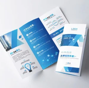 FDA Approved Glossy Brochure Printing Food Safe Coating Restaurant Menu Design Service