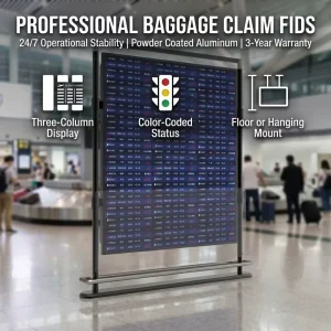 FIDS Terminal System Custom-Built LCD Display CMS for Airport Subway Passenger Information Video Wall Terminal