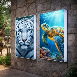 Fabric Light Box Outdoor or Indoor Wall-Mounted LED Signage Frame