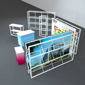 Fabric Pop Up Display Background Advertising Display for Exhibitions and Trade Show