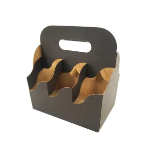 Factory Custom 6 Pack Beer Bottle Carrier CAN Packaging With Handle