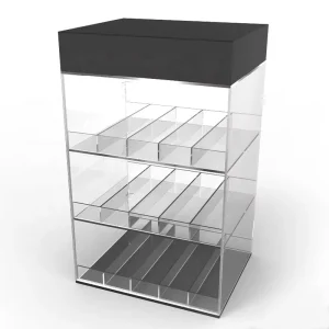 Factory Custom Acrylic Display Stand Multiple Layers Logo Printing Display Stand