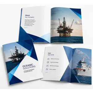 Factory Custom Brochure Booklet Catalog Printing for Promotional Product Marketing