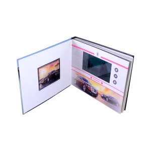 Factory Custom Full Customized Print LCD Brochure Card Recordable Music Card Invication Catalog Video Booklet
