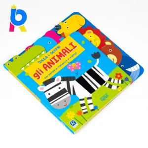 Factory Custom Hardcover Children’s Kraft Paper Board Books Set – Baby Board Book Printing Full Color Custom Color