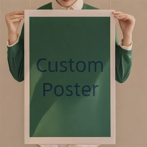 Factory Custom Large A0 A1 A2 A3 A4 Waterproof Vinyl 3D Wall Poster Printing Service Paper 24×36 Service Poster Prints