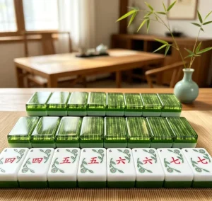 Factory Custom Luxury American Mahjong Exclusive Bamboo Screen Back Source for Gift Traders & Boutique Shops