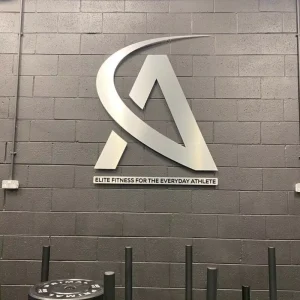 Factory Custom Metal Sign Retail Storefront Outside Stainless Steel Signage for Outdoor Building Shop Wall Logo Sign