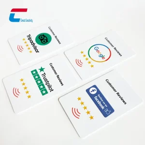 Factory Custom NFC Social Media Card NTAG213 RFID QR Card