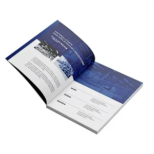 Factory Custom Offset Printed Coated Paper & White Cardboard Publicity Picture Album Enterprise Brochure Printing Service