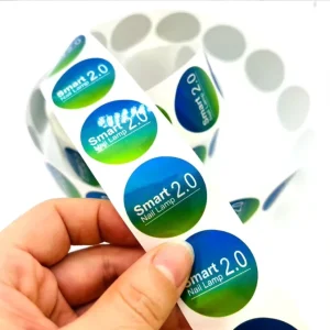 Factory Custom Printed Waterproof Logo Stickers Fashion Brand Labels