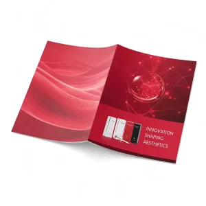 Factory Custom Saddle Stitched Art Paper Brochure Catalogue Booklet Printing
