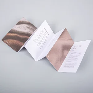 Factory Custom Saddle Stitched Folding Jewelry Printing Flyer Catalog Leaflet Menu Booklets Business Product Advertising