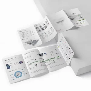 Factory Custom Small Mini User Guild Instruction Manual Booklet Printing Art Paper Soft Cover Film Lamination Flexographic