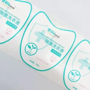 Factory Customizable PVC Self Adhesive Bottle Sticker UV Printed Daily Chemical Product Packaging Label Scratch Off Design