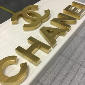 Factory Customized 3d Logo Business Wall Sign Brand Shop Company Restaurant Letters Stainless Steel Metal Logo 3d Sign