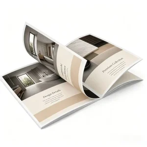 Factory Customized A5 A4 Full-Color Magazine Booklet Instruction Manual and Catalog Printing