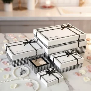 Factory Customized Logo Beautifully Designed Recycled Materials UV Coating Packaging Clothing Lingerie Perfume
