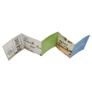 Factory Customized Pamphlet Catalog Poster Printing Service Folded Leaflet Flyer