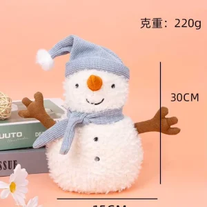 Factory Cute Snowman Plush Toy Cartoon Soft Plush Toys 4inch Stuffed Animal Toys Claw Machine Toys for Kids