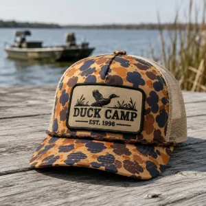 Factory Denim Canvas Vintage Fabric Patch Baseball Cap Breathable Mesh Back Outdoor Sun Protection Fashion Trucker Hat