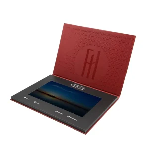 Factory Direct 10.1inch LCD Screen Video Brochure Video Greeting Card