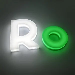 Factory Direct 3D Acrylic Light Box Letters 360° Full Illumination with Mounting Kit for Shop Signs