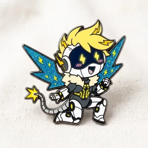 Factory Direct Custom Anime Game Character Zinc Alloy Enamel Pins with UV Printing