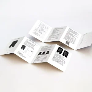 Factory Direct Custom Folded Products Instruction Booklet User Manual Printing