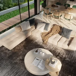 Factory Direct Home Interior Designer Sea View Villa Modern Minimalist 3D Rendering Interior Design Home Decor