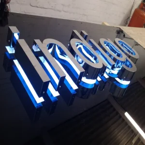 Factory Direct Long Lifespan LED Sided Illuminated Letter Sign for Business Community Shop Storefront Advertising Signage