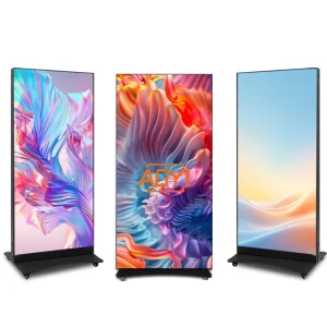 Factory Direct Outdoor LED Poster Display 960x1920mm P2.5 P3 P4 High Brightness IP65 Waterproof Commercial Advertising Screen