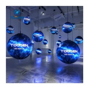Factory Direct P2 P2.5 P3 P4 LED Sphere Video Wall Custom Size 3m 4m LED Ball Globe Screen High Refresh Spharisches LED Display