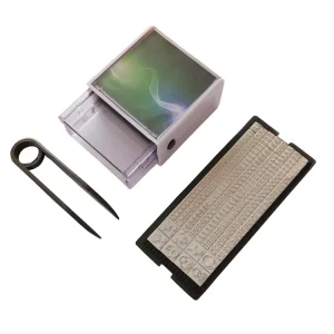 Factory Direct Personalized Movable DIY Font Number Rubber Text Self Inking Stamp