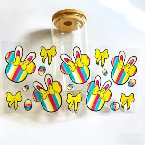 Factory Direct Supply UV DTF Sticker for 16 oz Cups PET Material Waterproof Washable UV Printing Service for Tumblers