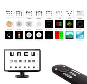 Factory Directly Intelligent Remote-Control ELITE LCD Vision Chart for Optometrists