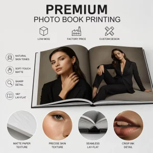 Factory Full Color High Quality Softcover Book Printing Service With Customized Size And Paper Material Photo Book Print
