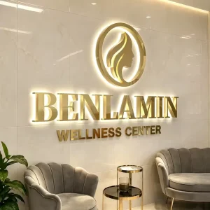 Factory Led Sign for Business Sign 3D Backlit Logo Acrylic Sign for Exhibition Logo LED Letters Sign for Hotel Lobby