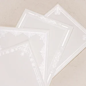 Factory Manufacture Embossed Greeting Cards with Envelopes Set Soft Touch Custom Logo Offset Printing OEM for Wedding