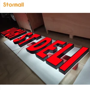 Factory OEM ODM Free Artwork Design Custom Electronic Signs LED Letter Light for Advertising Signage