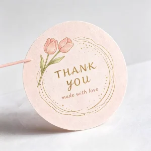Factory OEM Professional Kraft Paper Sticker Sheet Waterproof Label for Candle Gift Set