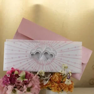 Factory Paper Blank Printed Thank You Card Heart Pattern Hollow Out Holiday Greeting Cards