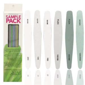 Factory Price 6PCS Nails Buffer File Set Washable Double Side Nail File Set
