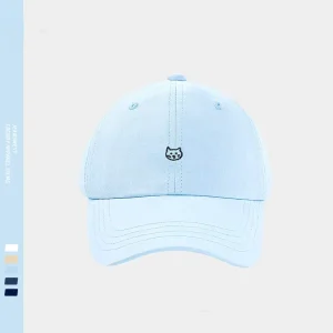 Factory Price Cute Little Cat Animal Logo Panel Shape The Face Baseball Caps Sport Hats Men’s Women’s