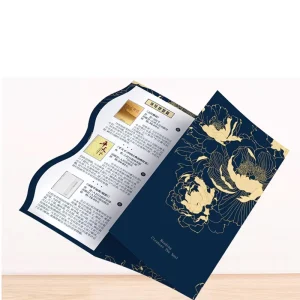 Factory Price Double Side Foldable Booklet Leaflet Custom Printing 4 Fold Paper DL Brochure Mockup Print Flyer